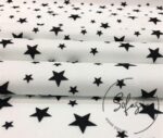 White Background Small Large Star Fabric - Image 7