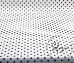 White Fabric with Black Small Polka Dots (Curtain and Sofa Fabrics) - Image 6