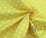 White Fabric with Small Polka Dots - Image 3