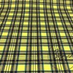 Yellow Plaid Fabric