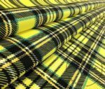 Yellow Plaid Fabric - Image 5