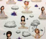 Yoga Patterned Drapery and Sofa Fabric