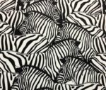 Zebra Herd Patterned Sofa and Curtain Fabric - Image 3