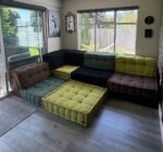 Outdoor Sectional Sofa for Patio, L-Shaped Veranda Couch