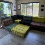 Outdoor Sectional Sofa for Patio, L-Shaped Veranda Couch