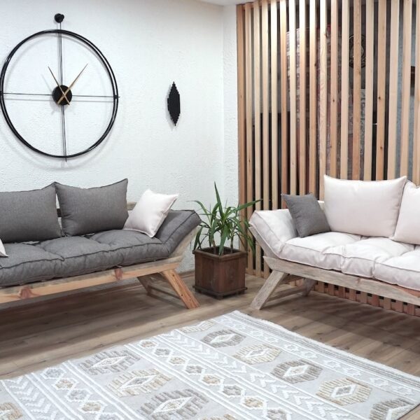 Wooden sofa for livingroom