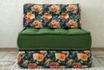 Giant Floor Cushion Couch, Large Boho Floor Pillows - Image 2