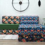 Giant Floor Cushion Couch, Large Boho Floor Pillows
