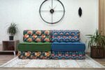 Giant Floor Cushion Couch, Large Boho Floor Pillows - Image 3