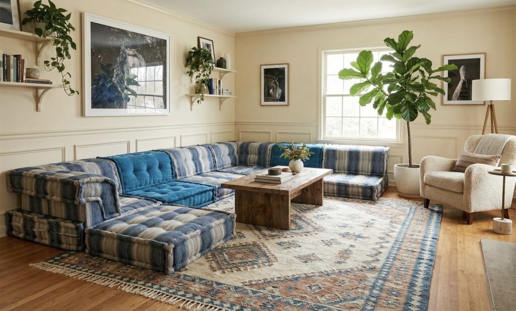 modular floor sofa