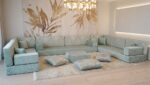 u shaped oriental sofa