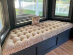 Custom Trapezoid Bay Window Cushion - Image 5
