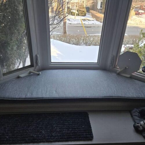 Custom Trapezoid Bay Window Cushion photo review