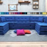 Blue Floor Modular Sofa-1