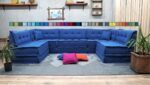 Blue Floor Modular Sofa-1