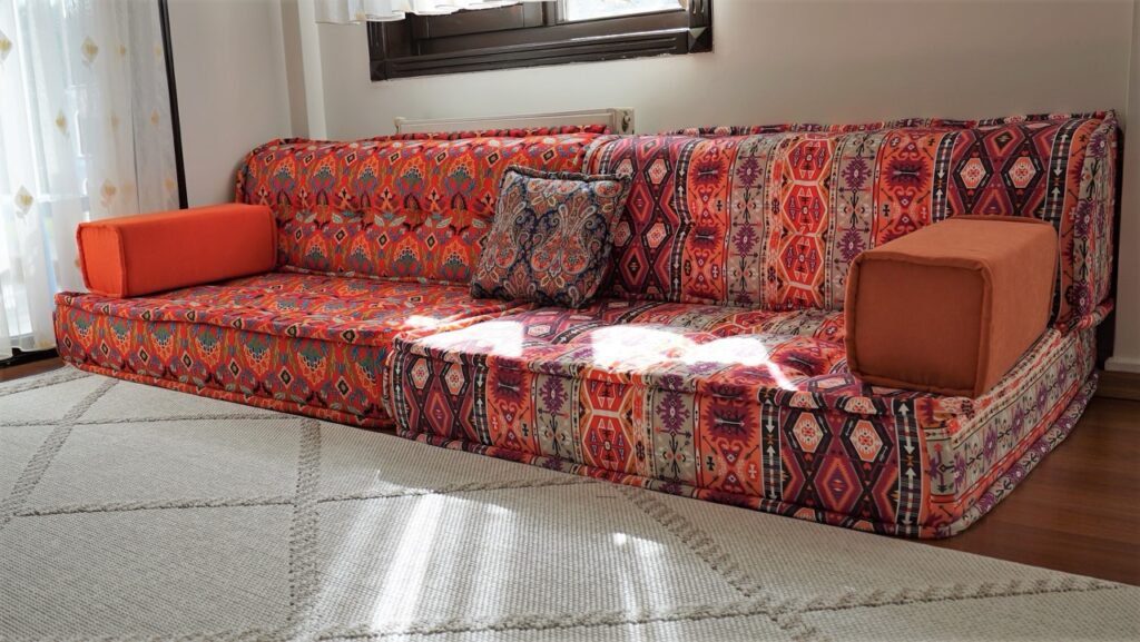 bohmeian floor sofa