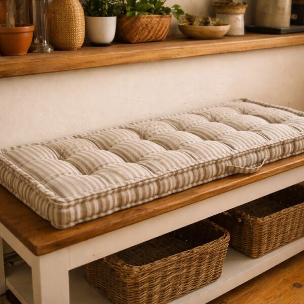 custom bench cushion for indoor