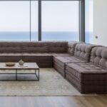 Modular Reversible Floor Sectional Sofa