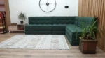 green sectional sofa l shaped 15