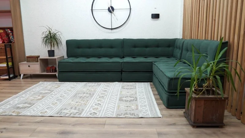 green sectional sofa l shaped 15