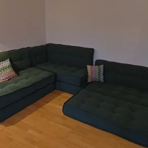 Green Sectional Sofa L Shaped Modular Cushions photo review