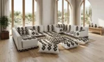 Moroccan floor couch