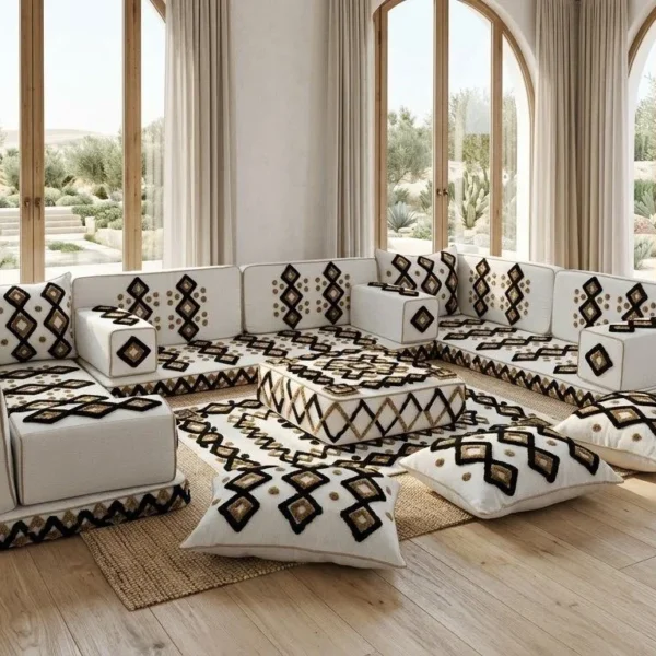 Moroccan floor couch