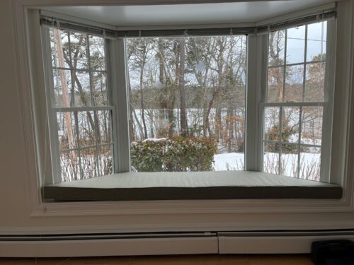 Custom Trapezoid Bay Window Cushion photo review