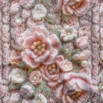 3D Knitted Design Floral Fabric For Sofa And Curtain