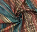 Colorful Striped Textured Fabric For Sofa And Curtain - Image 5