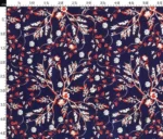 Floral Patterned Upholstery and Drapery Fabric