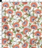 Flower Patterned Curtain, Sofa and Cover Fabric - Image 3