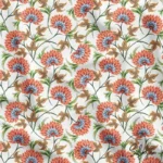Flower Patterned Curtain, Sofa and Cover Fabric