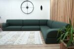 green tatami floor sofa