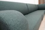 green tatami floor sofa