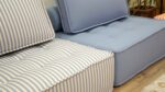 Colored floor sectional sofa 3