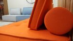 Colored floor sectional sofa 5