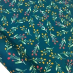 Colorful Leaf and Branch Patterned Upholstery Fabric Model