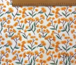 Floral Leaf and Flower Patterned Upholstery Fabric Model - Image 3