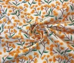 Floral Leaf and Flower Patterned Upholstery Fabric Model - Image 4