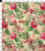 Flower and Fig Patterned Upholstery Fabric Model - Image 3
