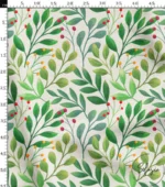 Green Leaves Design Upholstery Background Curtain and Sofa Fabric - Image 3
