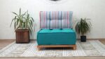 Modular Outdoor Garden Wooden Furniture, Waterproof Veranda Bench - Image 9