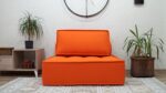 orange floor sectional sofa 9