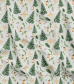 Pine Tree Patterned Upholstery and Curtain Fabric