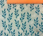 Snowflake and Leaf Motif Ikat Fabric Model - Image 3