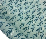 Snowflake and Leaf Motif Ikat Fabric Model