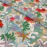 Starfish Patterned Upholstery Fabric Model