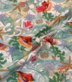 Starfish Patterned Upholstery Fabric Model - Image 4