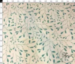 Water green Mini Leaf Motif Upholstery Fabric - Image 3